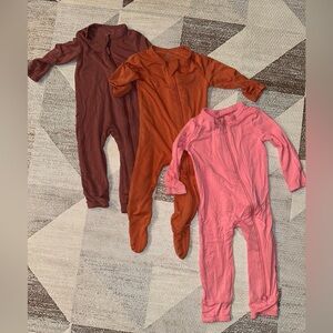 Kyte baby zippered onesies (set includes 3)